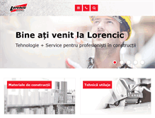 Tablet Screenshot of lorencic.ro