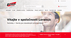 Desktop Screenshot of lorencic.sk