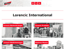 Tablet Screenshot of lorencic.com