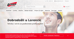 Desktop Screenshot of lorencic.hr